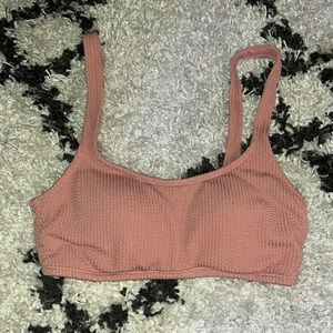Peach colored Swim top